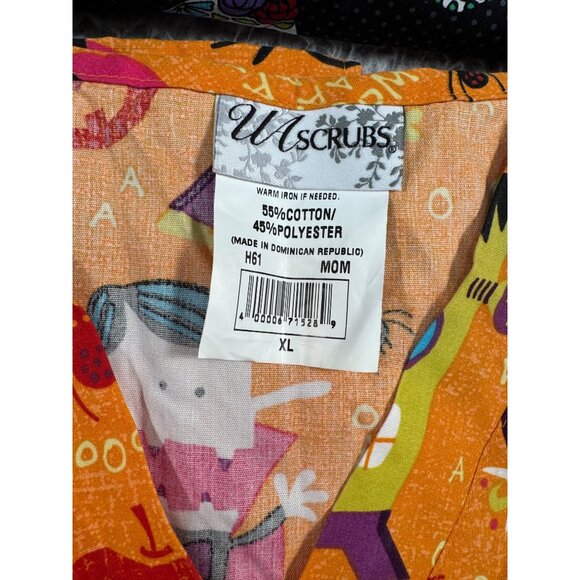 Assorted Halloween-Themed Scrub Tops Bundle XL Dickies UA Scrubs Disney 1-Pants - Picture 14 of 16